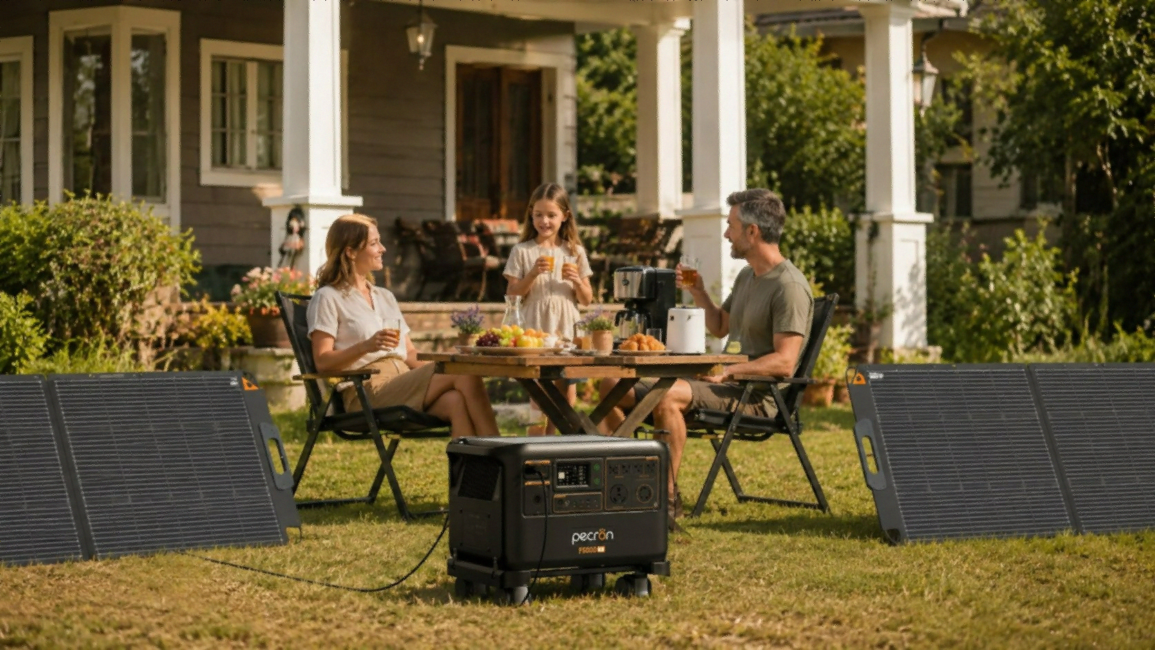 PECRON F5000LFP Power Station 5120Wh Solar Generator