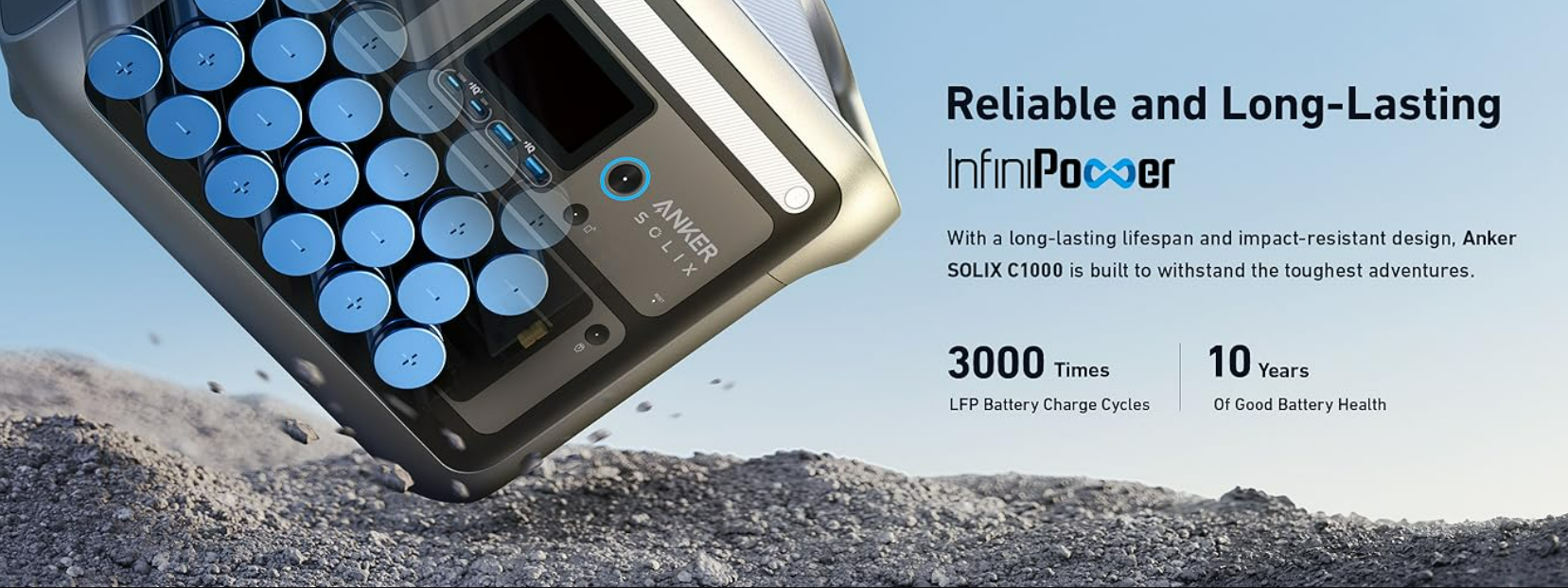 Anker SOLIX C1000 ultra fast recharging and UPS feature overview