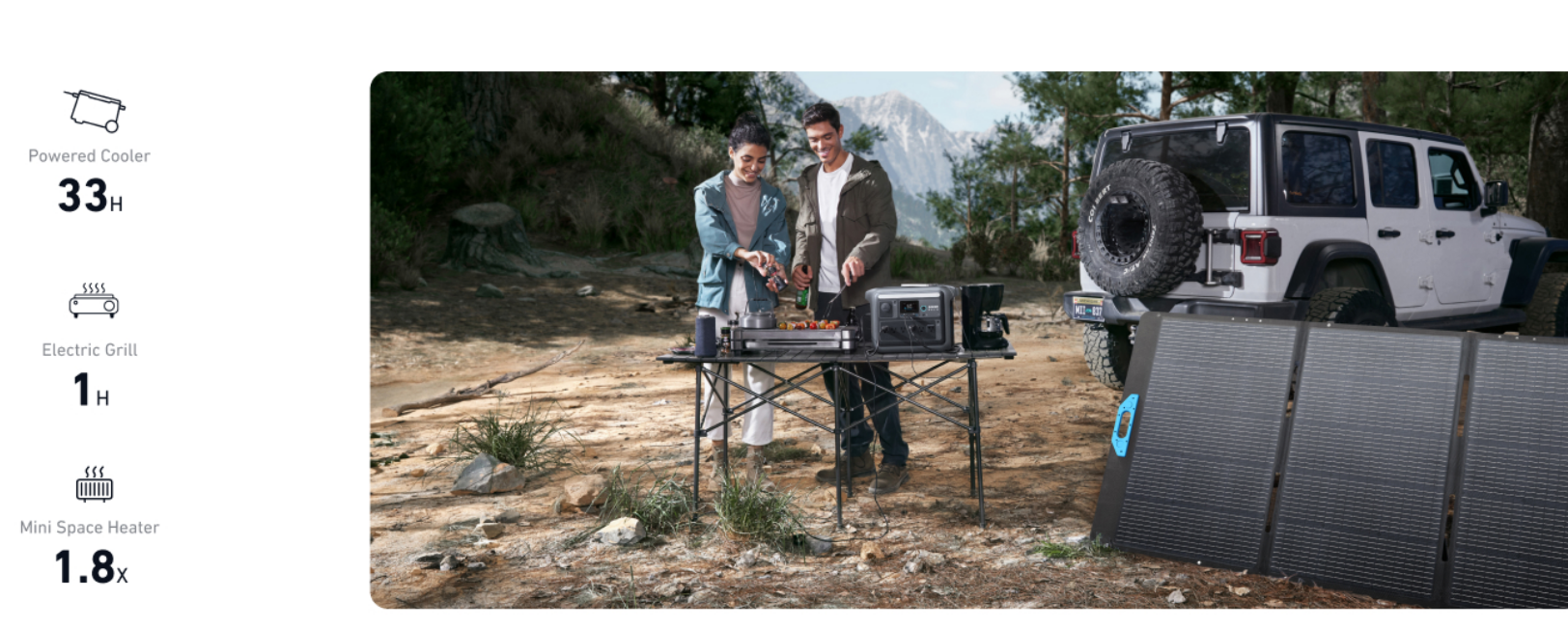 Anker SOLIX C1000 InfiniPower battery and smart temperature control graphic