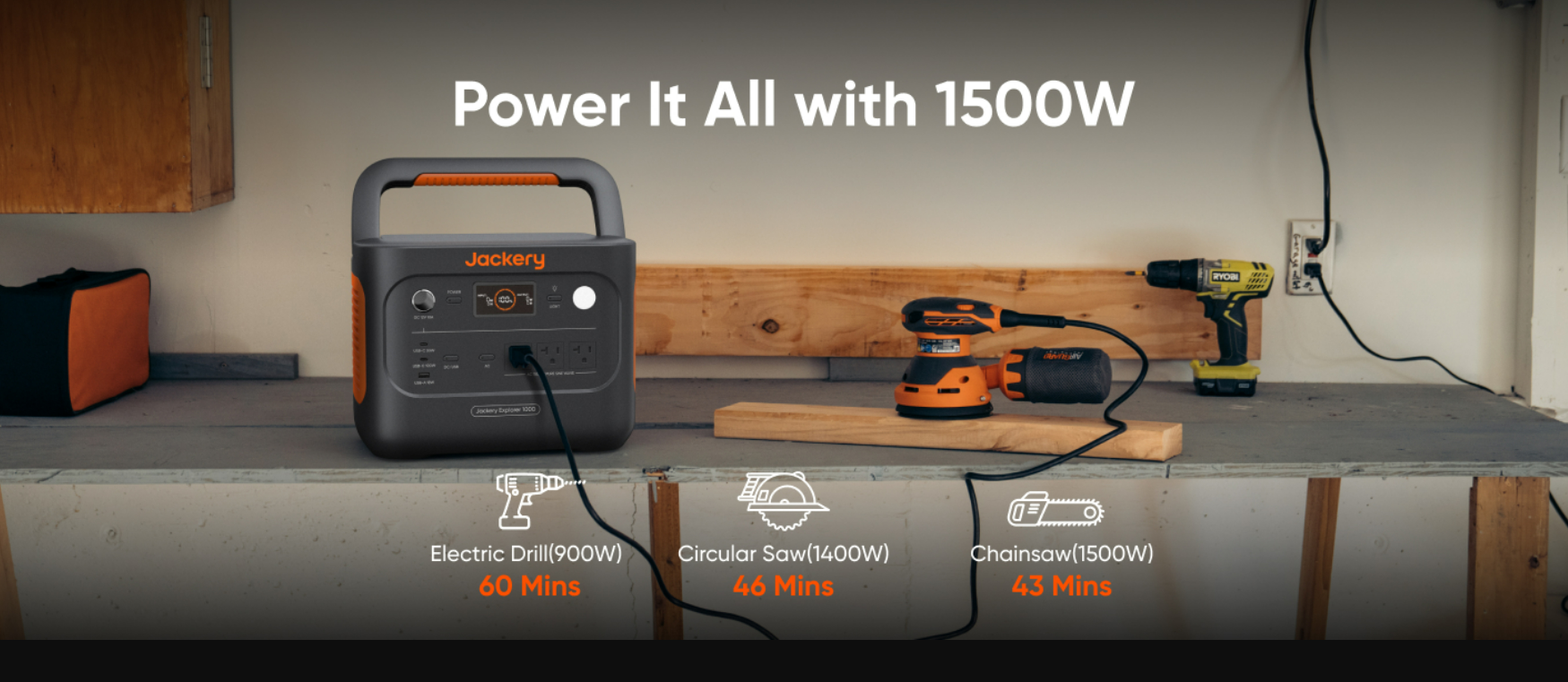 Jackery Explorer 1000 v2 safety and durability certification graphic