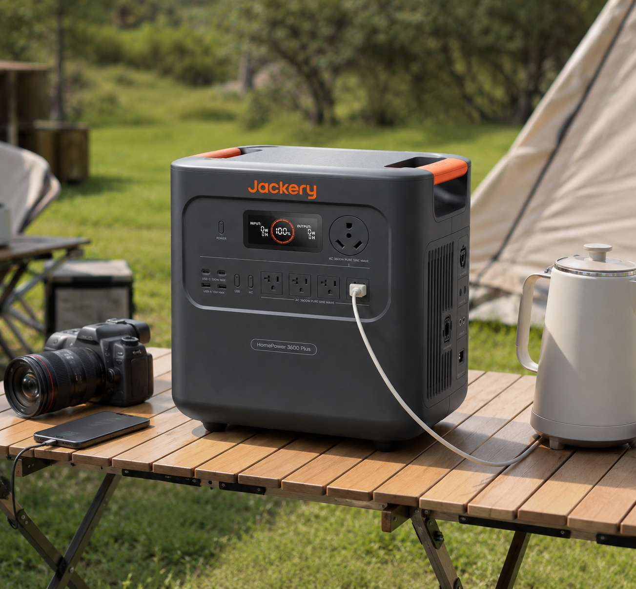 Jackery HomePower 3600 Plus kitchen appliance runtime examples