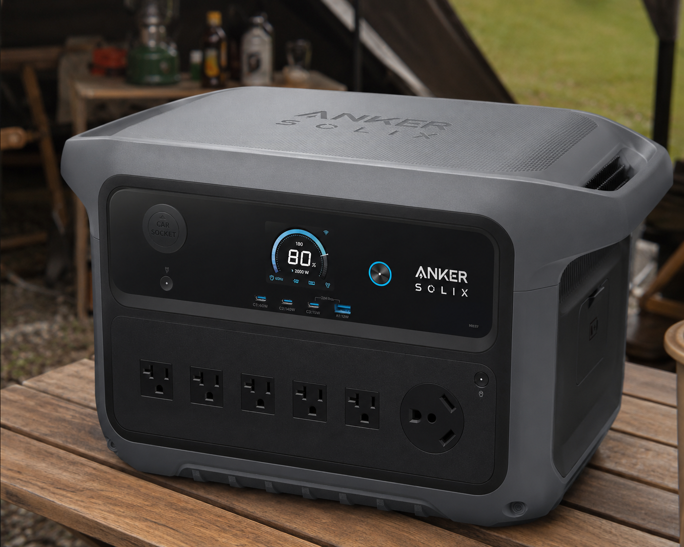 Anker SOLIX C2000 Gen 2 Portable Power Station 2048Wh LiFePO4 Solar Generator