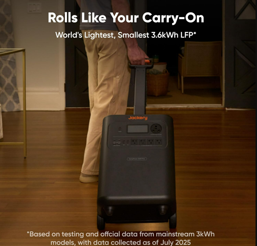 Jackery HomePower 3600 Plus up to 21kWh expandable backup system